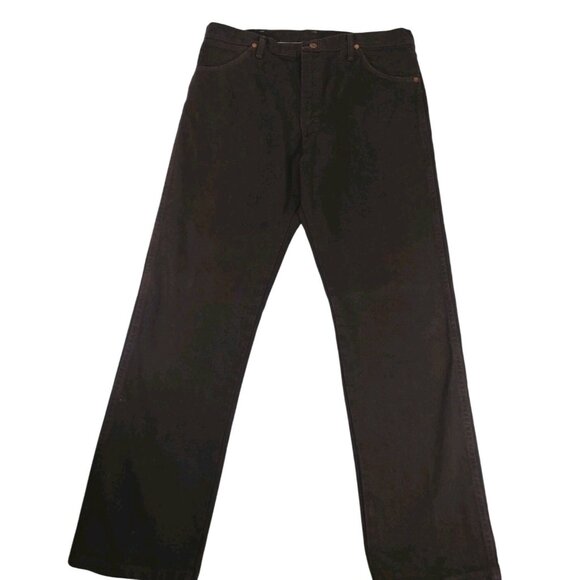 VTG EUC Wrangler Cowboy Cut Dark Brown Jeans Mens Size 36 x 30 Chocolate 13MWZKL - Picture 1 of 7